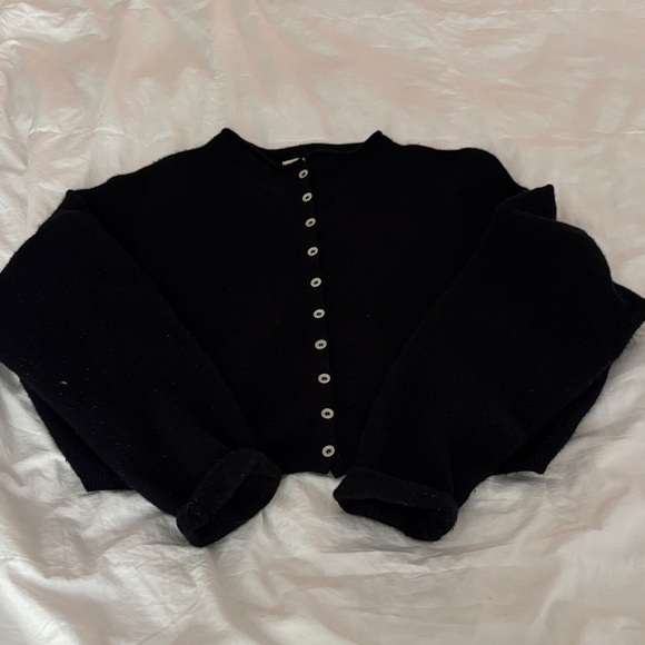 James Street Co. Sweaters - James street & co. Black Button-Front Women's Cardigan